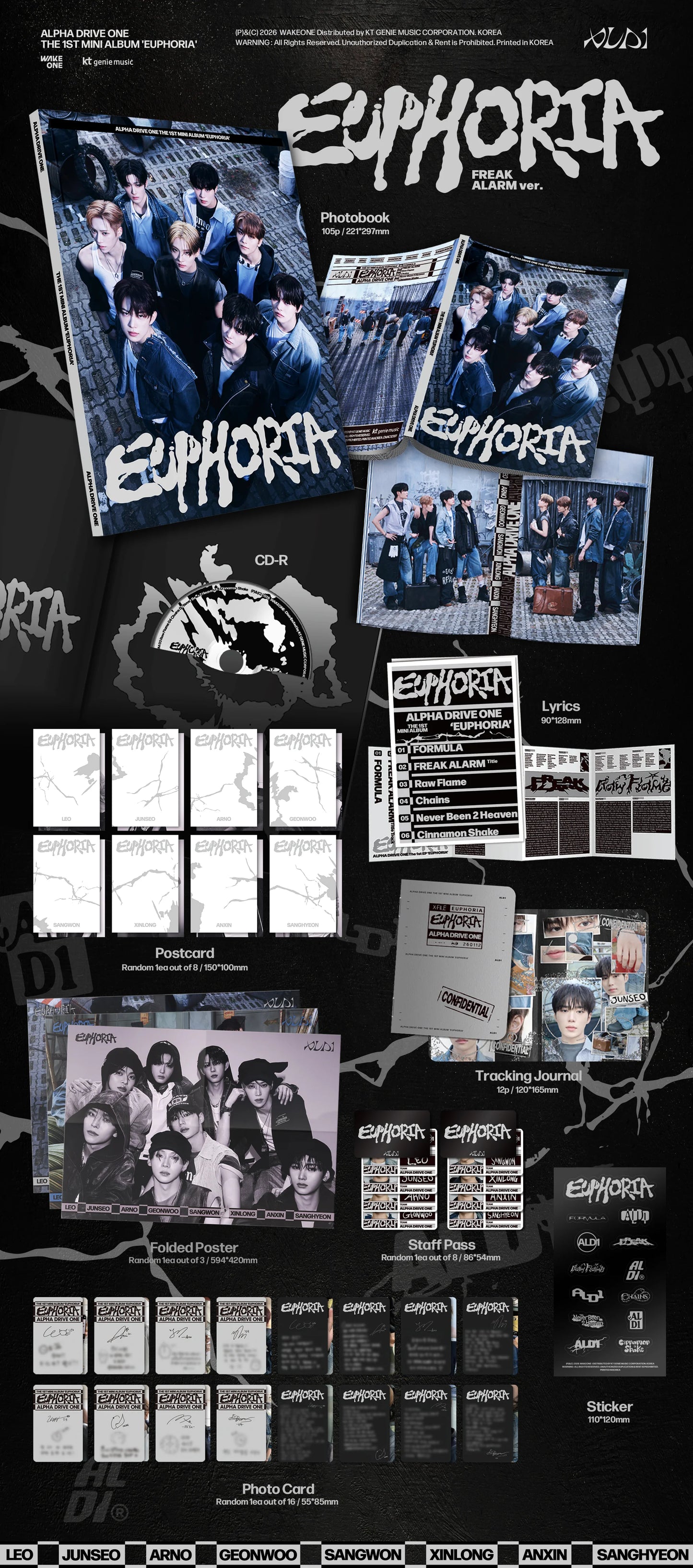 ALPHA DRIVE ONE: 'EUPHORIA' - Freak Alarm Version.