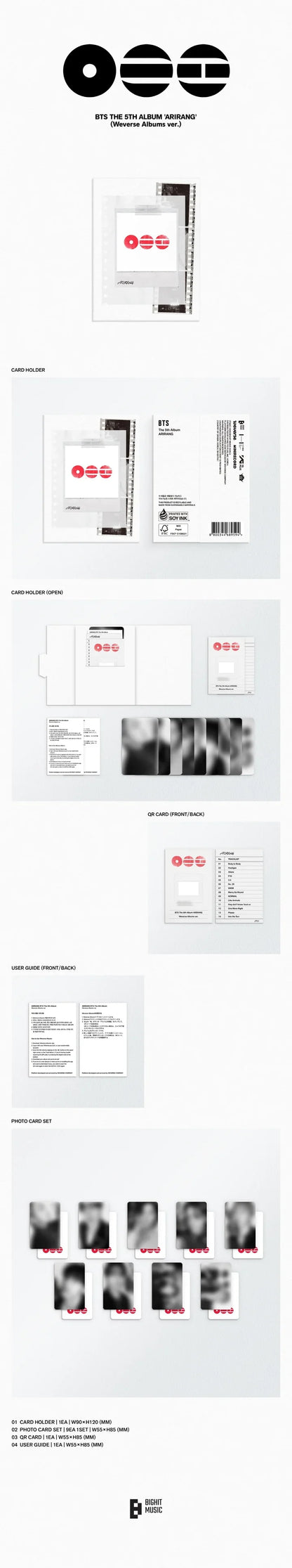BTS: 'ARIRANG' - Weverse Version.