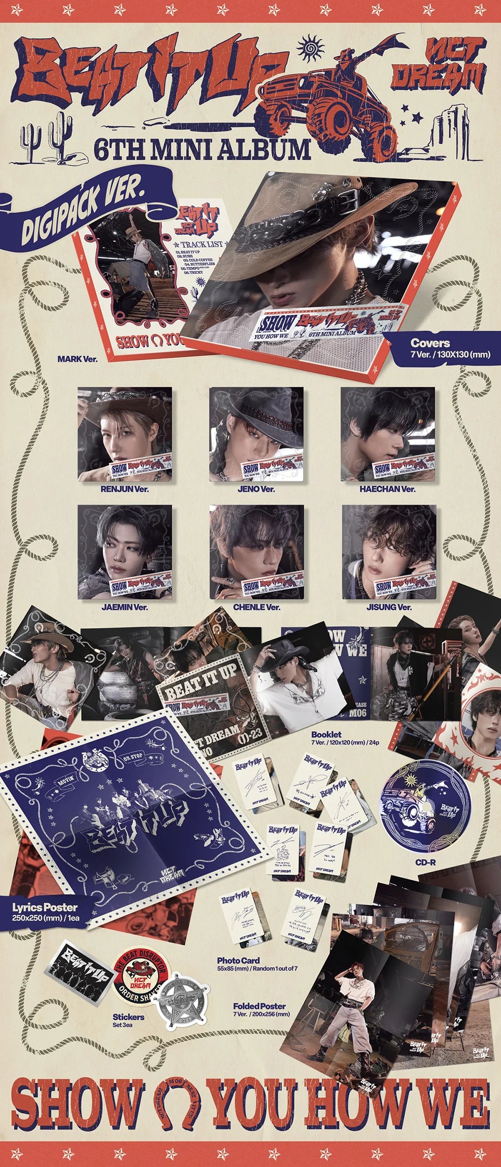 NCT DREAM: 'Beat It Up' - Digipack Version.